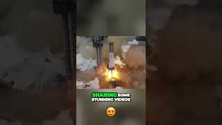 SpaceX Sets the Skies Ablaze with Epic Starship Mega Rocket Test! #shortsvideo #viral #shorts