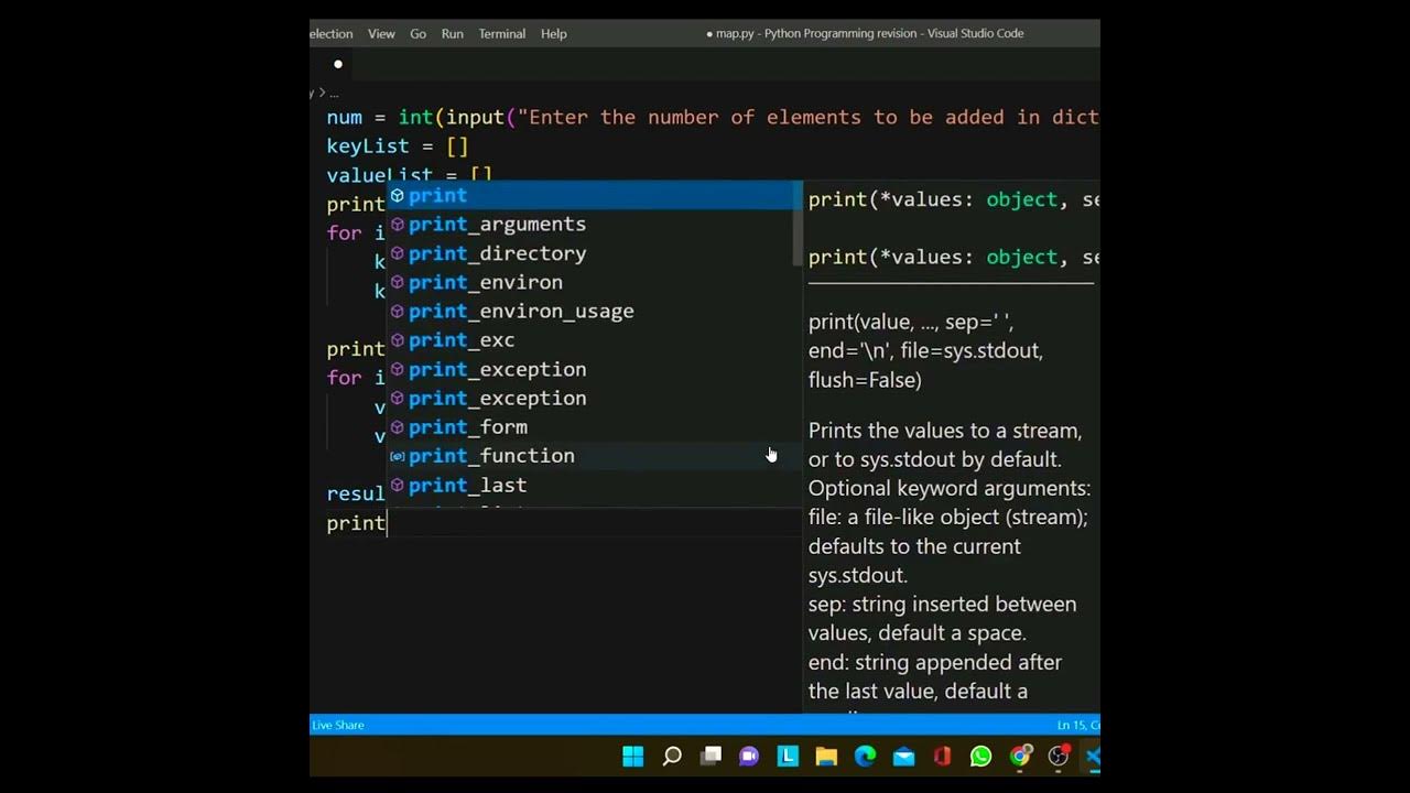 Python program to map two lists into a Dictionary || #shorts #coding # ...