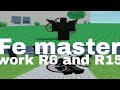 Roblox fe script showcase  fe master fling fluxus and hydrogen