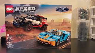 Review of Lego set 76905, Ford Gt Heritage Edition and Bronco R