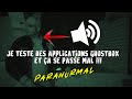 Je teste des appli ghostbox et a se passe mal  paranormal 