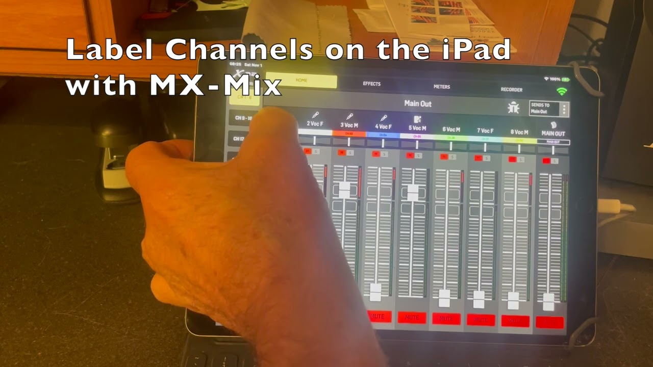 How to use the Behringer X32 Rack - Channel Labels - Video 3
