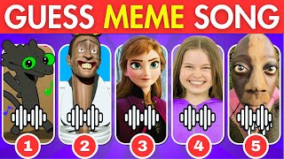 GUESS MEME & WHO'S SINGING  | Lay Lay, King Ferran, Salish Matter, Elsa, MrBeast, Gega, Tenge