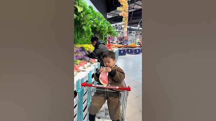 熊孩子逛超市，一眼没看到就吃上了！#Cute baby#Cute#呆萌小米宝#聪明宝宝#萌娃