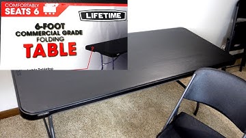 Lifetime 6-Foot Commercial Grade Folding Table Review