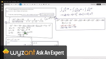 Two different methods for finding values of A,B,C after partial fraction decomposition.