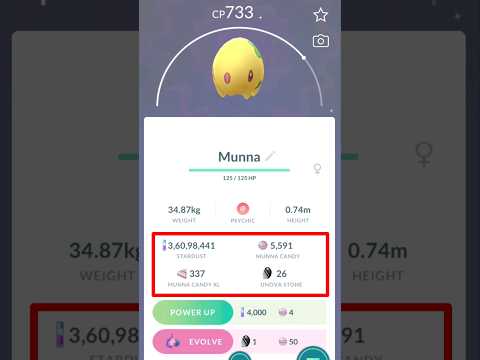 When I transferred Max Munnas..... 😳 Pokemon go