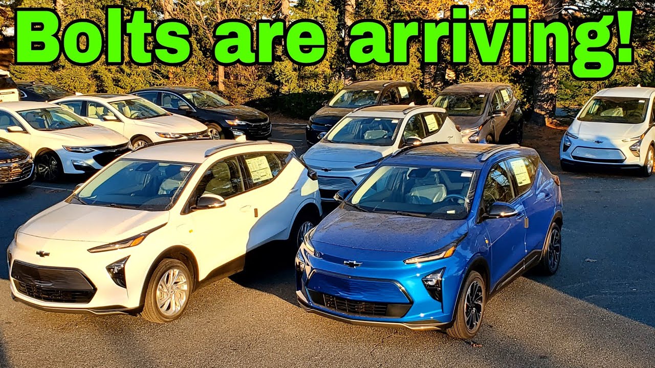 Dealership Life - TEN 2023 Chevy Bolts have arrived!