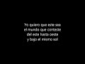 El Mismo Sol - Alvaro Soler LYRICS Official