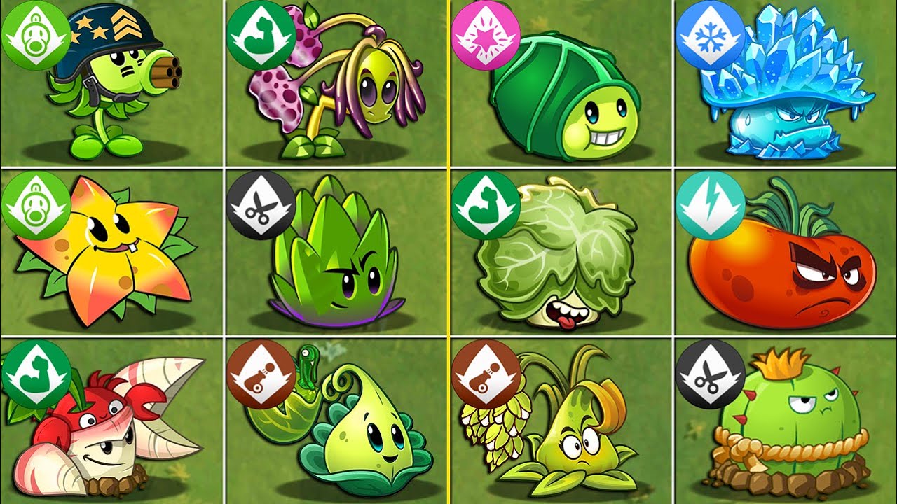 PVZ 2 Challenge - Every Random Premium Plants Power-Up vs All ...