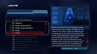 Mass Effect 3 Secondary Codex: Aliens Non Council Races
