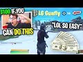 I offered Pro Players $100 if they could do this on Fortnite... (HE DID IT!)