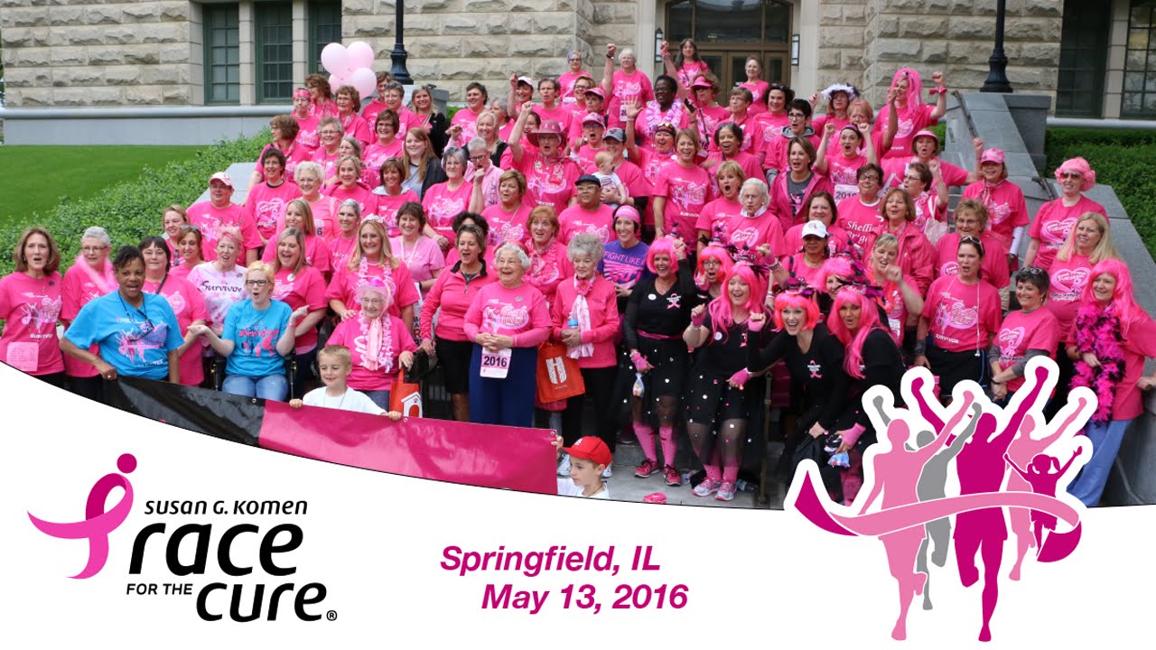Susan G Komen Race For The Cure - Springfield, IL - 2016 - YouTube