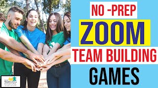 No Prep Zoom Games : Team Building Activities You can Do Remotely