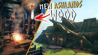 Valheim Ashlands - I Made a Viking Longhouse with the New Ashwood Build Pieces