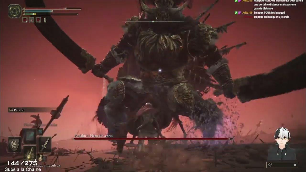 Elden Ring Playthrough Découverte 21 Boss Radahn, le Fléau des Astres YouTube