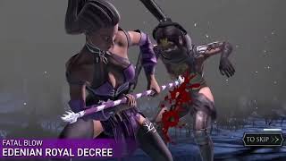 MK 11 SINDEL FATAL BLOW REVEALED MK MOBILE