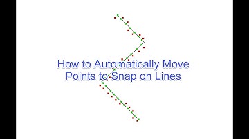 Quick Tip: របៀបរំកិល Points អោយ Snap លើ Lines ដោយស្វ័យប្រវត្តិ នៅក្នុងកម្មវិធី ArcMap