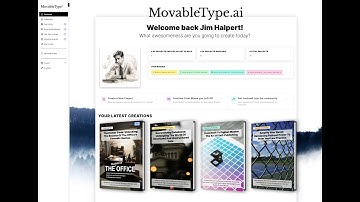 "One Click" Create Entire Book with AI? See the MovableType.ai Live Demo