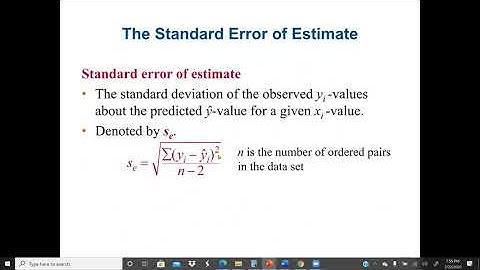 Measures of Regression and Prediction Intervals, the coefficient of determination - Statistics