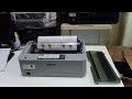 Cara Mengatasi Hasil Print Tulisan Numpuk Printer Epson LX-310 / LX-300