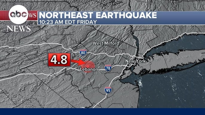 New Jersey Governor Says There Was Limited Earthquake Damage In And Around Epicenter