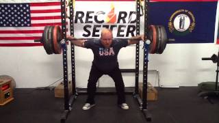 555 lb Anderson Squat
