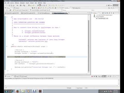 Java Convert String to Int Integer