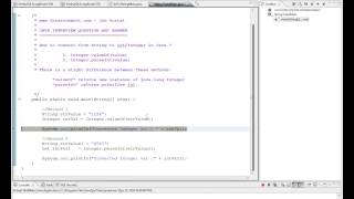 Java Convert String to Int Integer