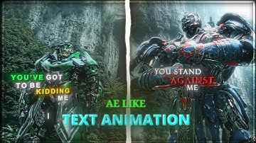 @ron4kedits  Like TEXT ANIMATION On Alight Motion || ( + Preset/XML )