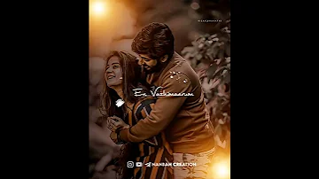 😘 Love WhatsApp Status💕Un Viziyalae Un Viziyalae💕Romantic Song 💕