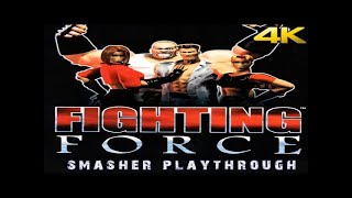 Fighting Force - (1997) gameplay test on DuckStation (PS1 emu) - файтинга на Windows 10 Intel PC