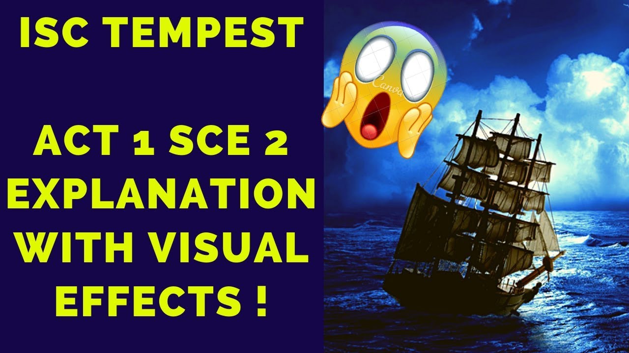 the tempest summary of act 1 scene 2