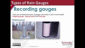 Hydrology Topic 2-2 Rainfall Intensity Computations / Measuring Rainfall Depth