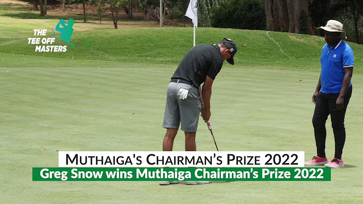 Greg Snow wins Muthaiga Chairman's Prize 2022