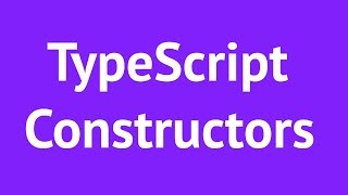 Typescript Constructors