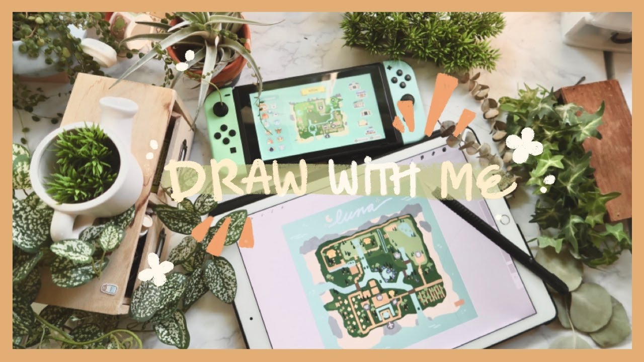 Draw with Me ✿ // Animal Crossing Map Design
