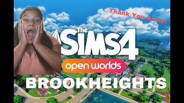 Sims 4 Brookheights OPEN WORLD MOD TRAILER😱❤
