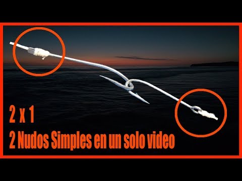 simple knots for hooks with eyelet and paddle