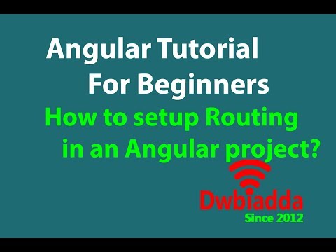 How to setup routing in an angular project | Angular tutorial