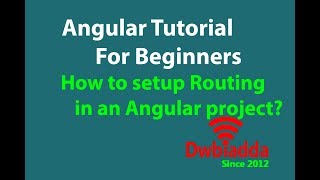 How to setup routing in an angular project | Angular tutorial