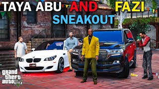 TAYA ABU & FAZI SNEAKOUT ON MICHAEL'S CRUISER | GTA 5 | Real Life Mods #565 | URDU | screenshot 1