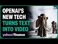 OpenAI unveils technology to turn text into video