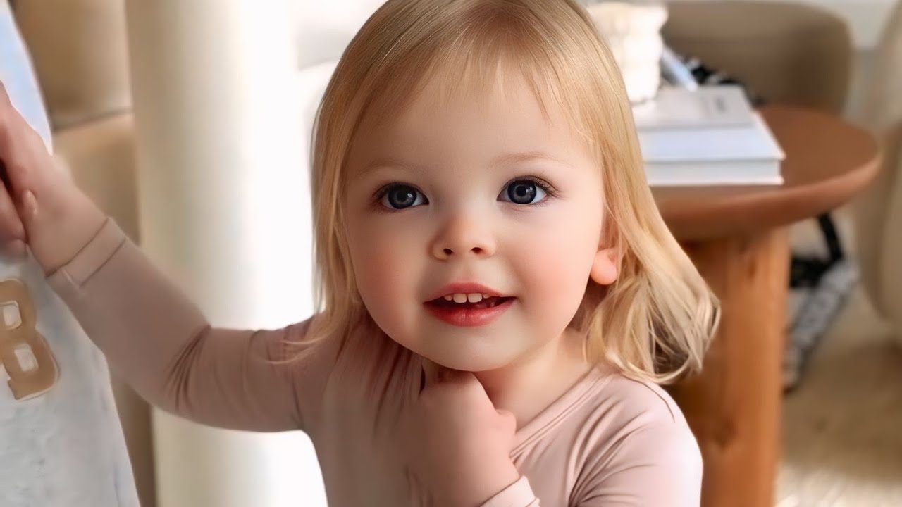 OH MY SWEET BABY GIRLS IS SO HAPPY IN A SNOW SHE'S SO CUTE 🥰🥰