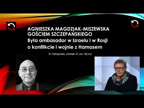                     Agnieszka Magdziak-Miszewska o konflikcie w Izraelu
                              