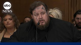 Jelly Roll makes emotional plea to Congress to fight fentanyl overdoses