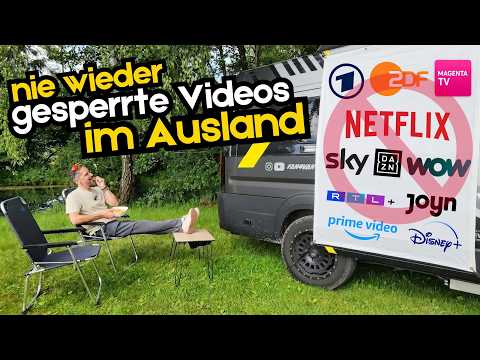 ARD, ZDF & Netflix im Ausland gesperrt? So streamst du im Camper weiter!