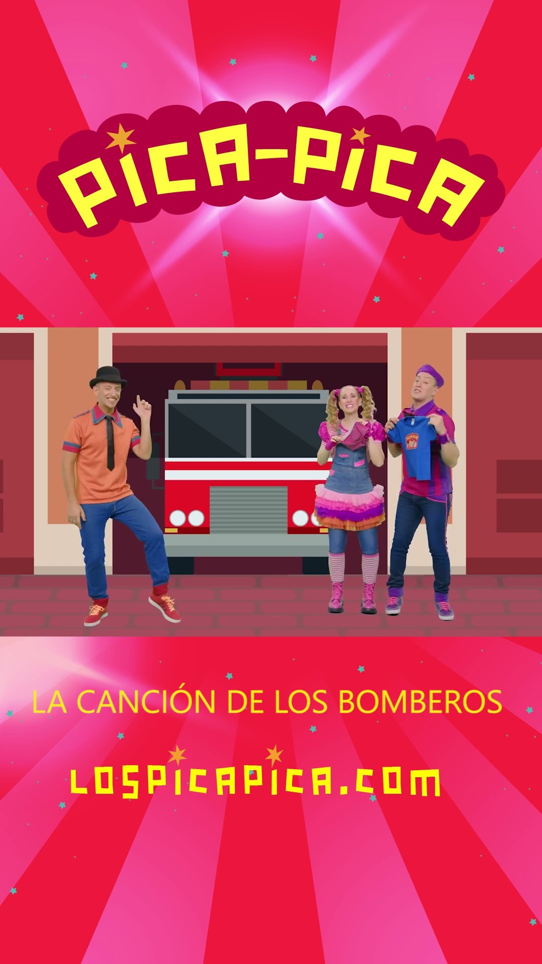 Pica-Pica - La Canción De Los Bomberos #picapica #shorts #musicainfantil