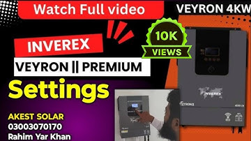 Inverex VEYRON II 4000W-24V Premium Setting | Inverex Veyron 4kw | Inverex Solar Inverter |