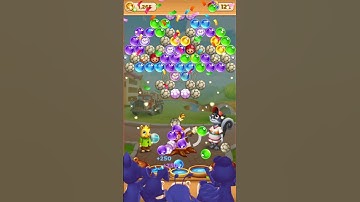 Bubble Pop Forest Rescue Level 201 no booster [Gameplay Walkthrough] optimized for smartphones